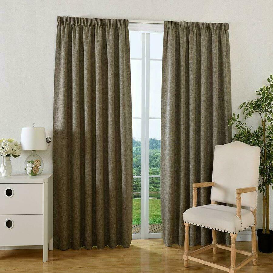 New York Linen - Thermal Selflined Curtains